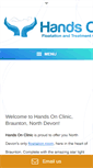 Mobile Screenshot of handsonclinic.co.uk